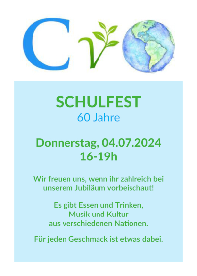 Schulfest Poster 2